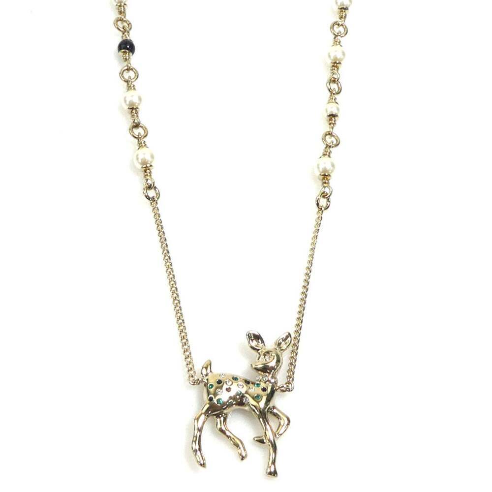 CHANEL Black Pearl Necklace